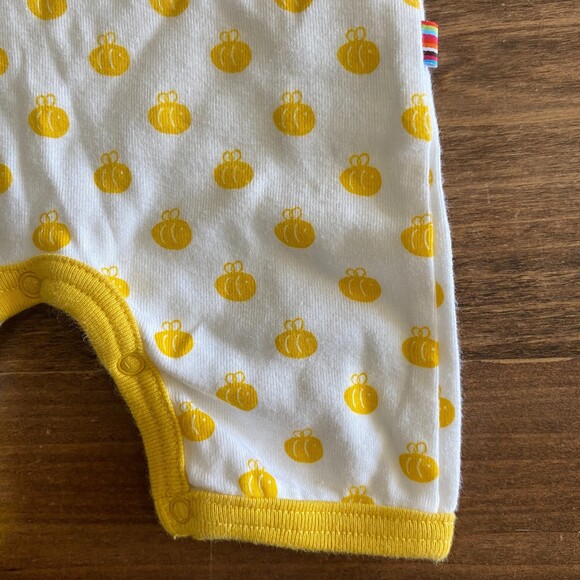 Giggle Organic Yellow Bee Romper 6-12 Months - Picture 6 of 9